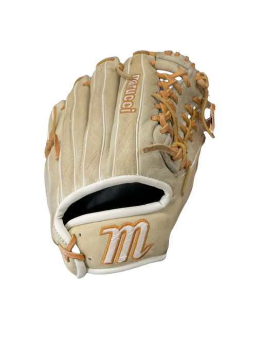 Vist Large View of Product Image Which is Used Marucci OXBOW SERIES BB/SB Glove RH Throw Beige 11 3/4"