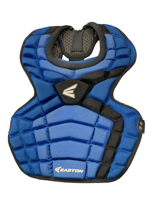 Vist Large View of Product Image Which is Used Easton BLUE CHEST PROTECTOR 9-12 Catchers Chest Protector Royal Blue Youth