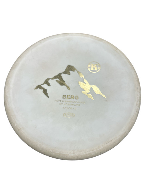Vist Large View of Product Image Which is Used Kastaplast BERG Disc Golf Putter White