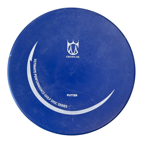 Vist Large View of Product Image Which is Used CROWN ME Disc Golf Putter Royal Blue 162g