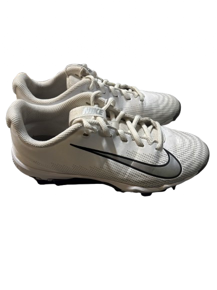 Vist Large View of Product Image Which is Used Nike VAPOR SHARK FB CLEATS JNR SZ 5 Jr FB Cleats White Junior 05