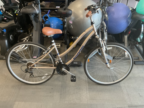 Vist Large View of Product Image Which is Used Schwinn CLEARCREEK Hybrid/City Bike Womens Tan 50-52cm - SM Frame