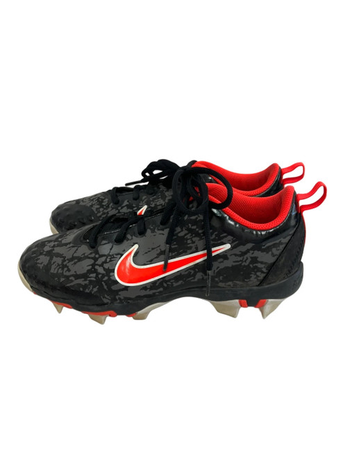 Vist Large View of Product Image Which is Used Nike Hyperdiamond Jr 4.5 BB/SB Cleats Black 