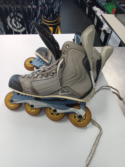 Vist Large View of Product Image Which is Used Nike QUAD Senior Roller Quad Skates Grey Senior 11