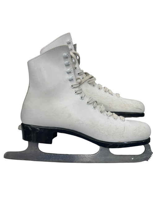 Vist Large View of Product Image Which is Used DOMINION WomensFigure Skate White Senior 7