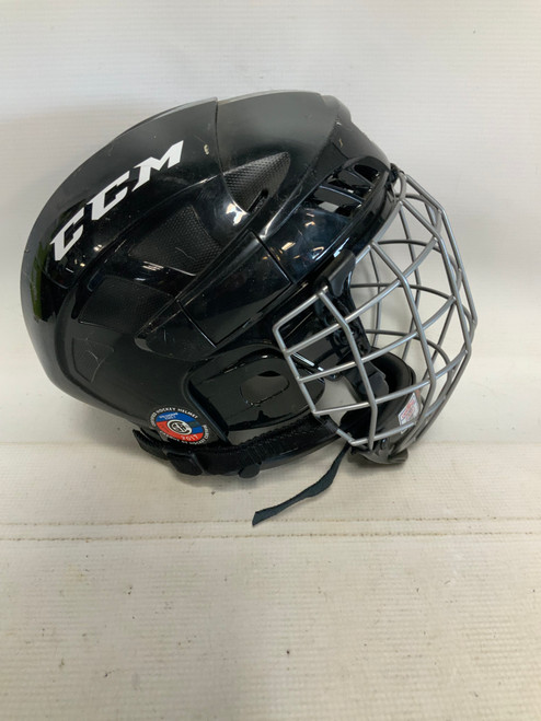 Vist Large View of Product Image Which is Used CCM FL40 EXPIRED Helmet Cage Combo Black MD