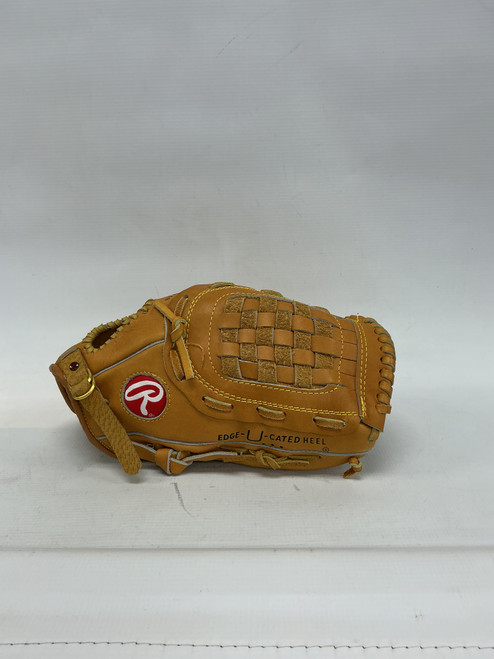 Vist Large View of Product Image Which is Used Rawlings FASTBACK RBG 36 BB/SB Glove RH Throw Tan 12"