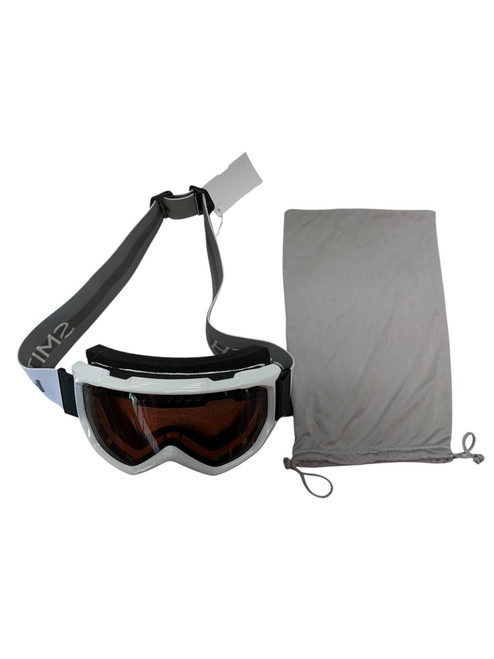 Vist Large View of Product Image Which is Used Smith Snow Goggles Adult White