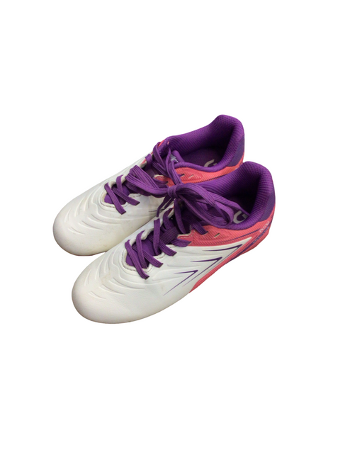 Vist Large View of Product Image Which is Used Soccer Cleats White Youth 12.0