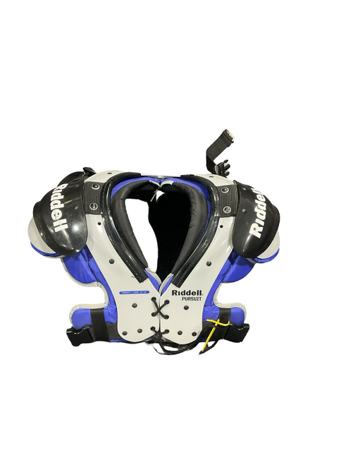 Vist Large View of Product Image Which is Used Riddell PURSUIT FB Shoulder Pads Grey LG