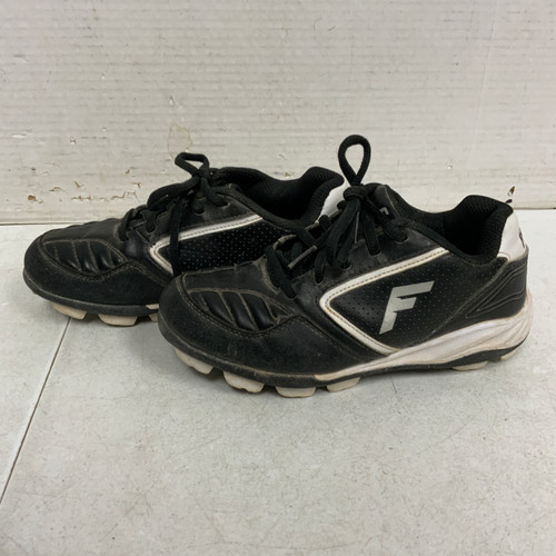 Vist Large View of Product Image Which is Used Franklin BB/SB Cleats Black Junior 01