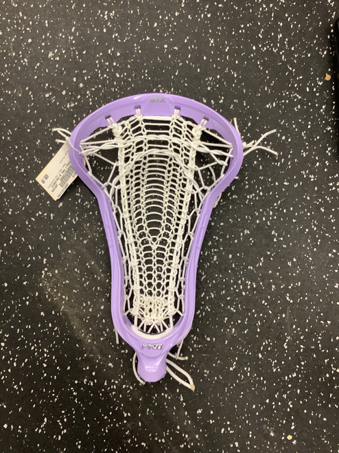 Vist Large View of Product Image Which is Used STX EXULT PRO W/VALKARIE Mens Lacrosse Head Purple