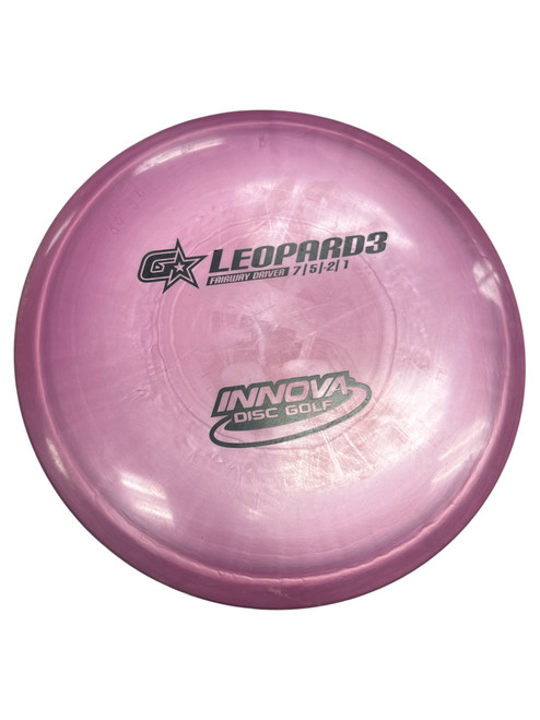 Vist Large View of Product Image Which is Used Innova LEOPARD 3 Disc Golf Driver Pink