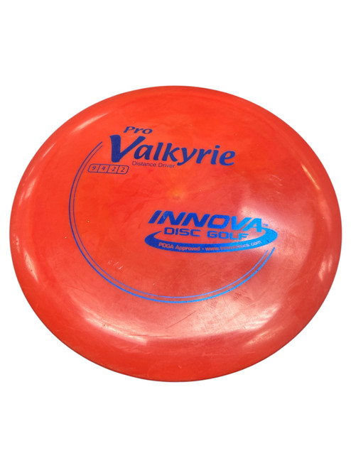 Vist Large View of Product Image Which is Used Innova PRO VALKYRIE Disc Golf Driver Orange