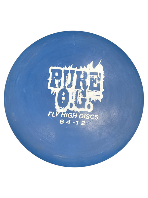Vist Large View of Product Image Which is Used FLY HIGH PURE O.G Disc Golf Driver Royal Blue