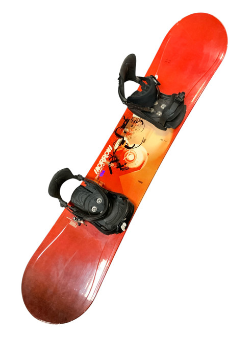 Vist Large View of Product Image Which is Used Morrow SOURCE Mens Board/Bindings Red 154 cm