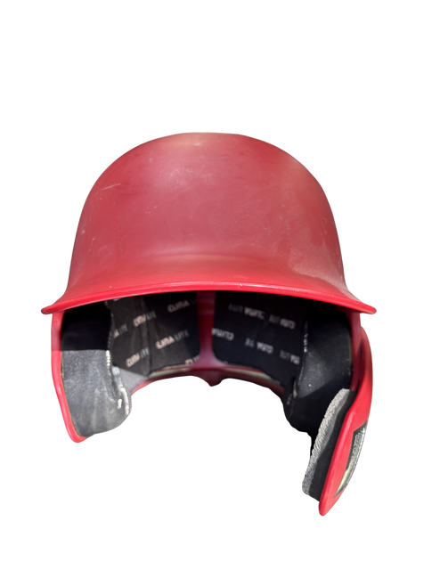 Vist Large View of Product Image Which is Used Adidas BASEBALL HELMET Batting Helmet No Mask Red One Size