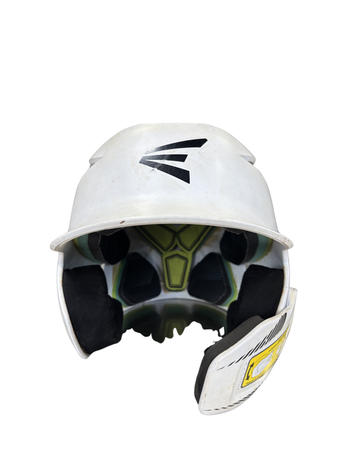 Vist Large View of Product Image Which is Used Easton BB HELMET Batting Helmet No Mask White One Size