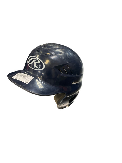 Vist Large View of Product Image Which is Used Rawlings CFTBH-R1 Batting Helmet No Mask Navy Blue One Size