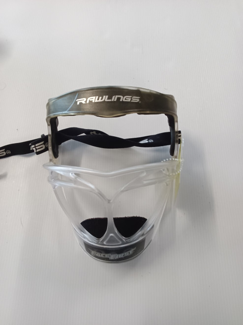 Vist Large View of Product Image Which is Used Rawlings BB/SB Fielders Mask Black One Size