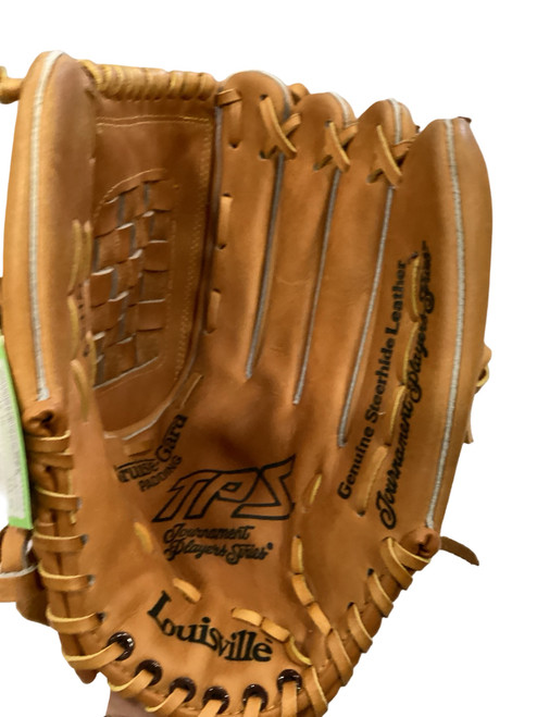Vist Large View of Product Image Which is Used Louisville Slugger TPS BB/SB Glove RH Throw Tan 14"