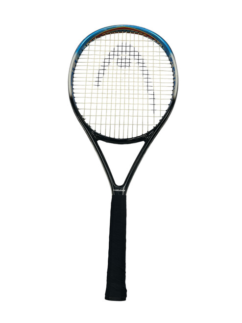 Vist Large View of Product Image Which is Used Head TI EVOLUTION Adult Tennis Racquet Royal Blue 4 3/8"