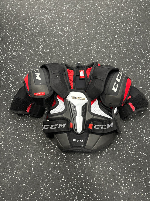 Vist Large View of Product Image Which is Used CCM FT4 Youth Shoulder Pads MD