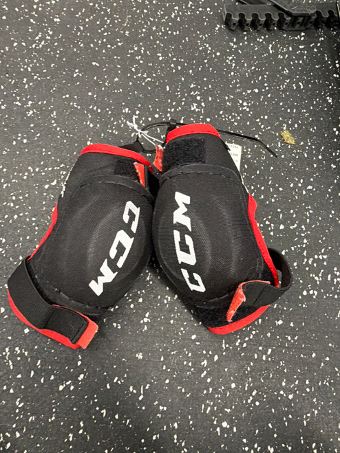 Vist Large View of Product Image Which is Used CCM EDGE Youth Elbow Pads LG