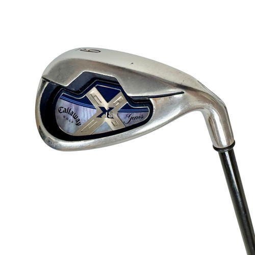 Vist Large View of Product Image Which is Used Callaway X18 GEMS Women's RH 9 Iron Ladies Flex Graphite Shaft