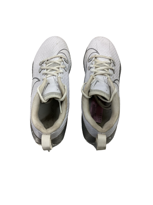 Vist Large View of Product Image Which is Used Nike VAPOR Adult FB Cleats White Senior 10.5