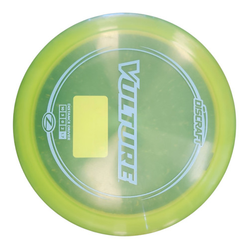 Vist Large View of Product Image Which is Used Discraft Z VULTURE Disc Golf Driver Optic Yellow 175g