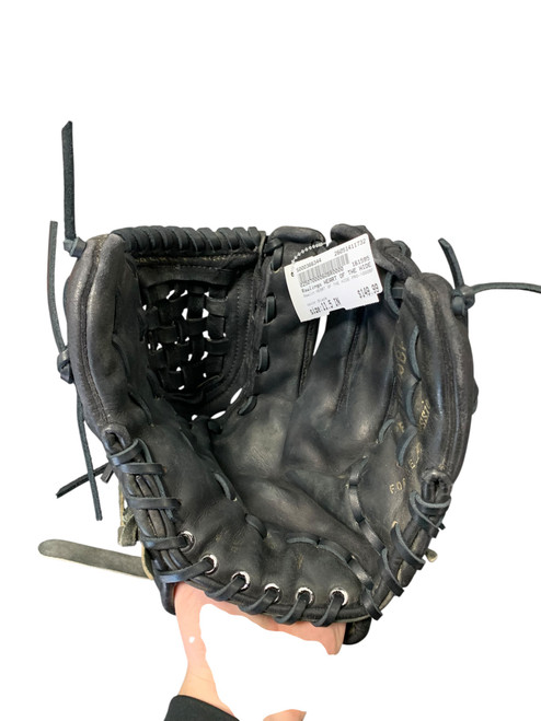 Vist Large View of Product Image Which is Used Rawlings HEART OF THE HIDE PRO-1000BF BB/SB Glove RH Throw Black 11 1/2"
