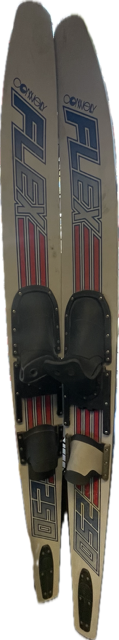 Vist Large View of Product Image Which is Used Connely Pair of WaterSkis Grey 66"