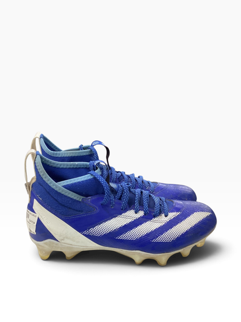 Vist Large View of Product Image Which is Used Adidas Adult FB Cleats Royal Blue Senior 8