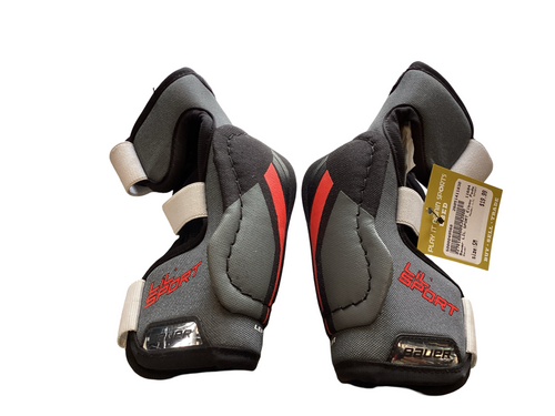 Vist Large View of Product Image Which is Used Bauer LIL SPORT Junior Elbow Pads SM