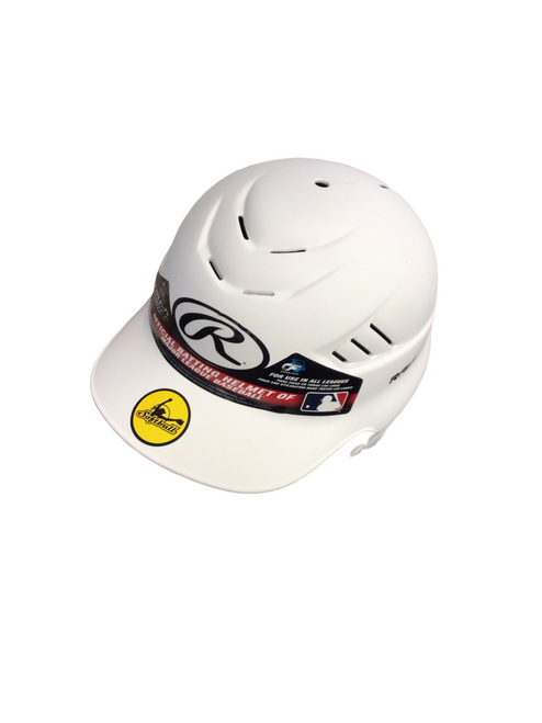 Vist Large View of Product Image Which is New SOFTBALL HELMET- MATTE WHT