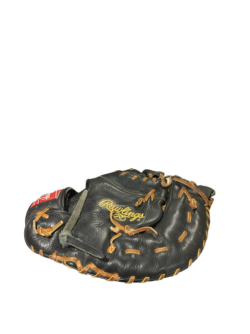 Vist Large View of Product Image Which is Used Rawlings RENEGADE 1B BB/SB First Base LH Throw Black 12 1/2"