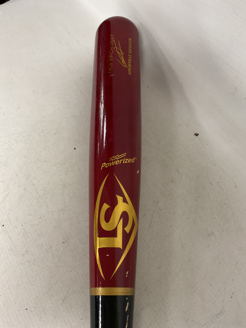 Vist Large View of Product Image Which is Used Louisville Slugger MLB BIRCH VG27 BB/SB Wood Bat 32"