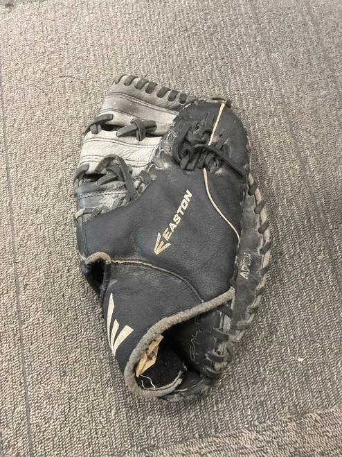 Vist Large View of Product Image Which is Used Easton ALPHA BB/SB First Base RH Throw Black 12 1/2"