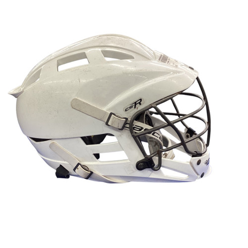 Vist Large View of Product Image Which is Used Cascade CS R Lacrosse Helmet White XS