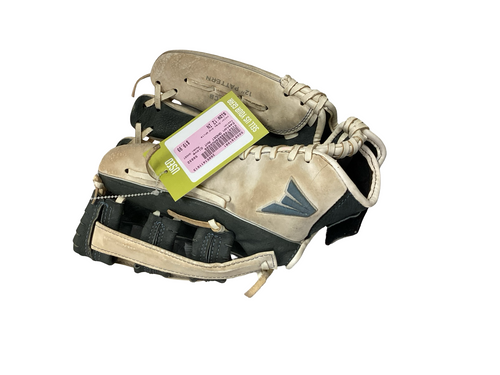 Vist Large View of Product Image Which is Used Easton GHOST BB/SB Glove RH Throw Grey And White 12"