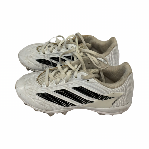 Vist Large View of Product Image Which is Used Adidas ADIZERO INSTINCT BB/SB Cleats White Junior 04