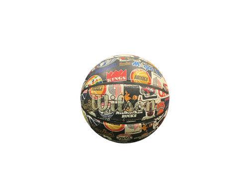 Vist Large View of Product Image Which is Used Wilson ALL TEAM RETRO 7 Basketball Adult Outdoor