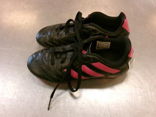 Vist Large View of Product Image Which is Used Adidas Soccer Cleats Black Youth 13.0
