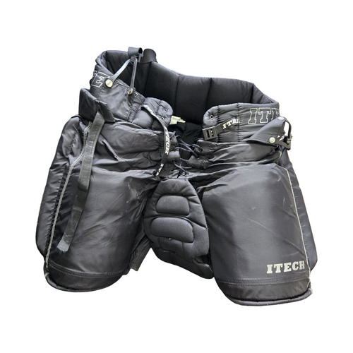 Vist Large View of Product Image Which is Used Itech HP 4.8 LG GOALIE PANTS Senior Goalie Pant Black LG
