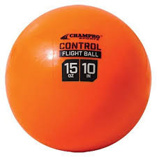 Vist Large View of Product Image Which is Champro 10-inch Control Flight Ball 15oz, Orange