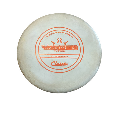 Vist Large View of Product Image Which is Used Dynamic Discs WARDEN Disc Golf Putter Silver