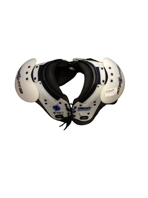 Vist Large View of Product Image Which is Used GEAR PRO-TEC FB Shoulder Pads White XS