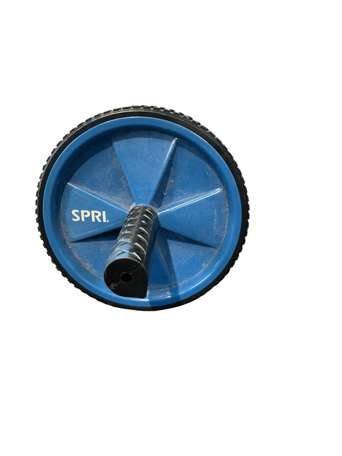Vist Large View of Product Image Which is Used SPRI Exercise Ab Wheel Navy Blue