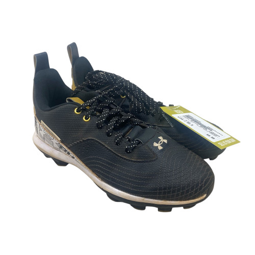 Vist Large View of Product Image Which is Used Under Armour BRYCE HARPER 7 BB/SB Cleats Black Junior 03.5